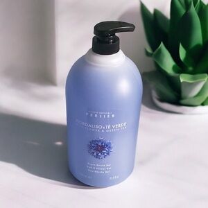 PERLIER WILD FLOWER & GREEN TEA BATH & SHOWER GEL - Jumbo 1 liter